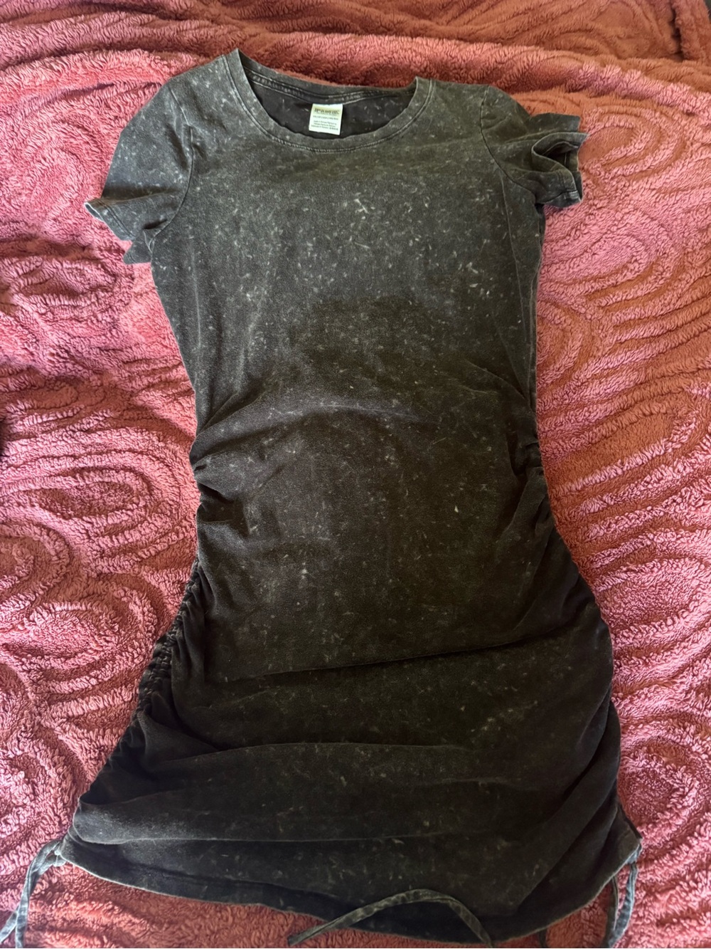 PINK Victoria's Secret Washed Black Short Dress